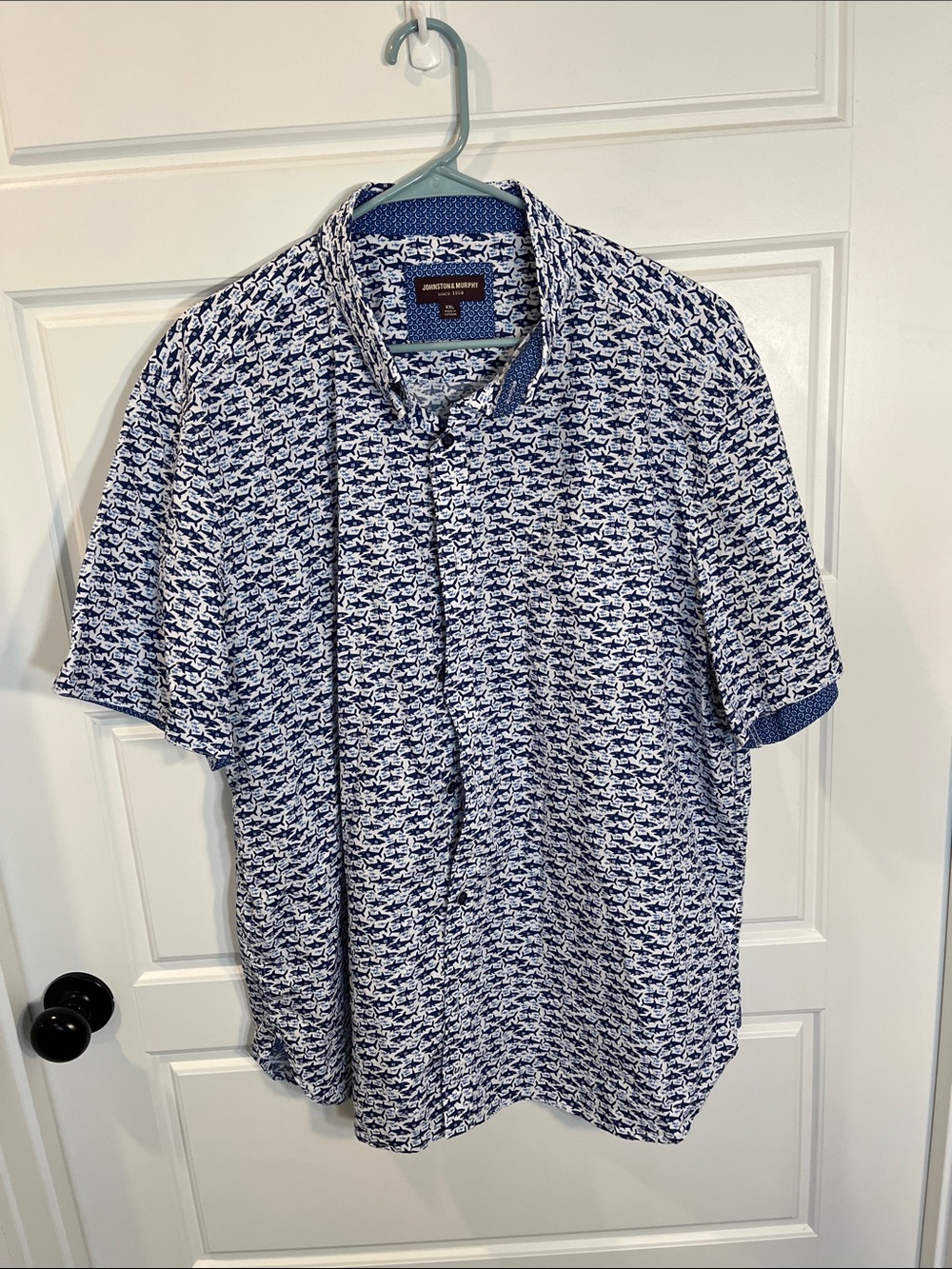 Johnston & Murphy fish button up XXL